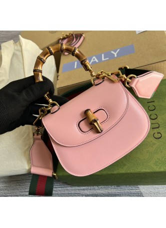 1:1 Replica Gucci Fashion 686864 Mini top handle bag with Bamboo